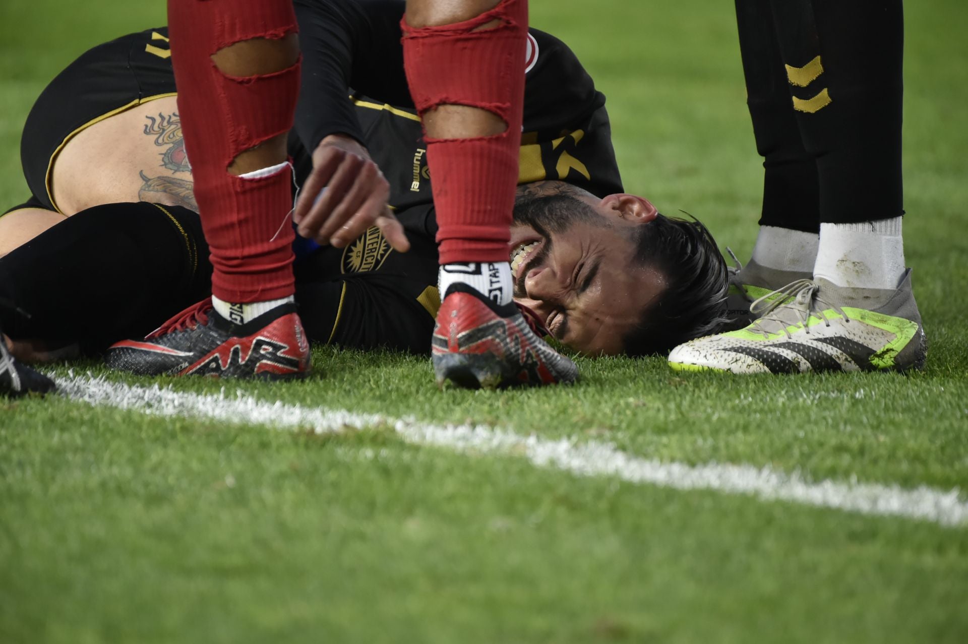 El empate del Real Murcia frente al Intercity, en imágenes