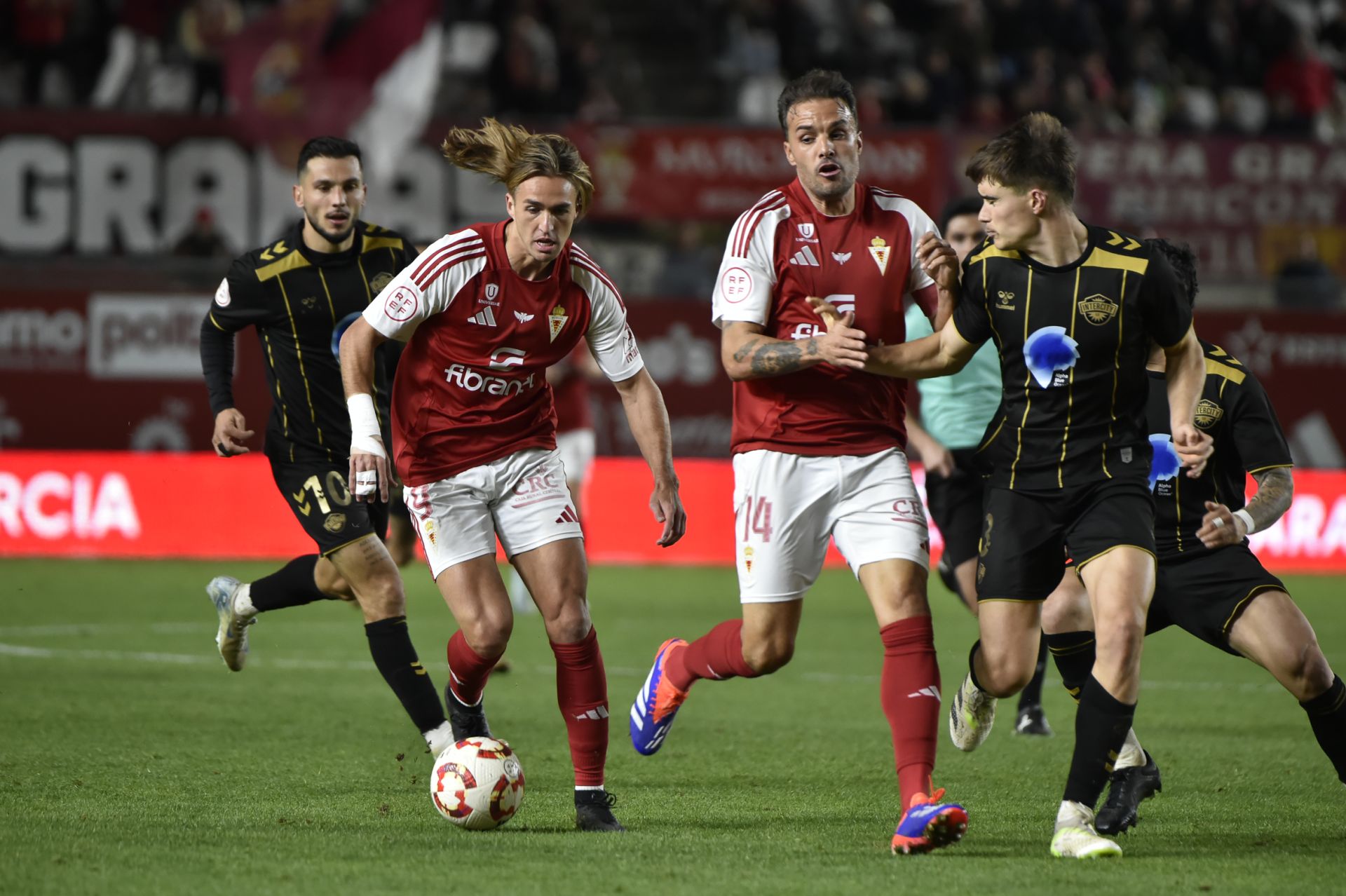 El empate del Real Murcia frente al Intercity, en imágenes