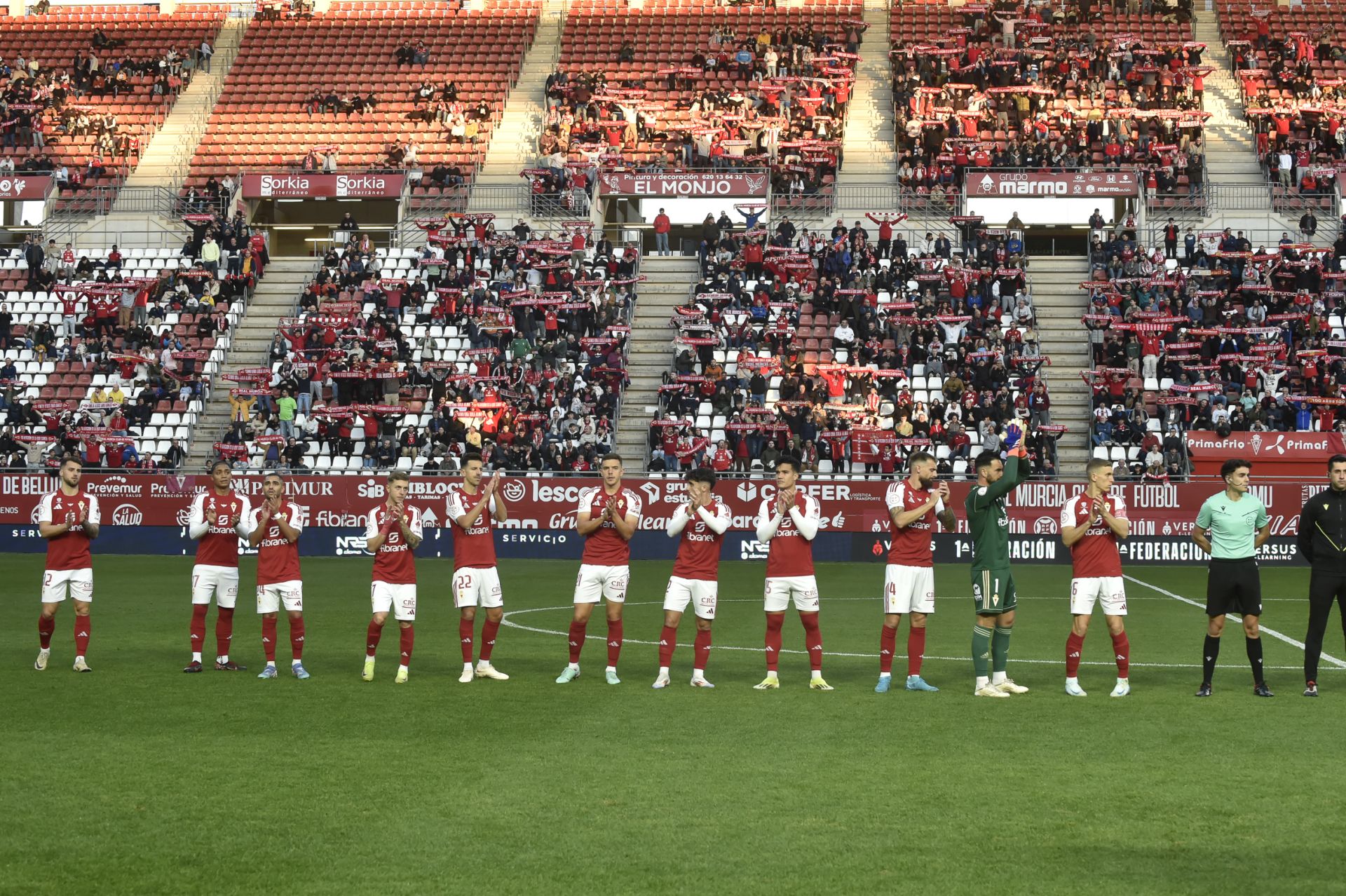 El empate del Real Murcia frente al Intercity, en imágenes