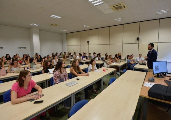 Una clase de la UMU, en una imagen de archivo..