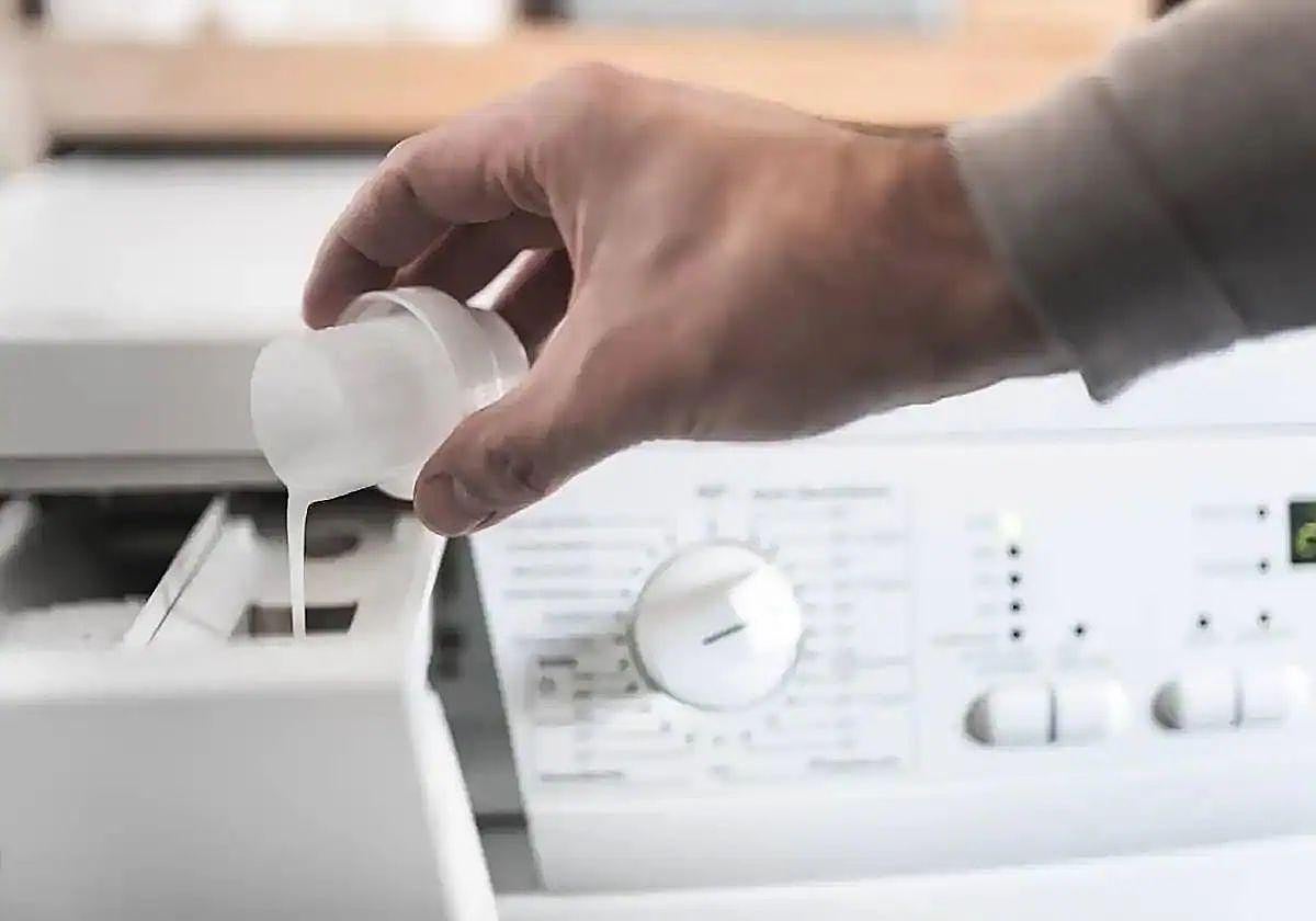 Imagen de archivo de una lavadora.