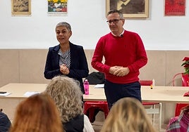 Mari Carmen Morales y Diego Conesa.