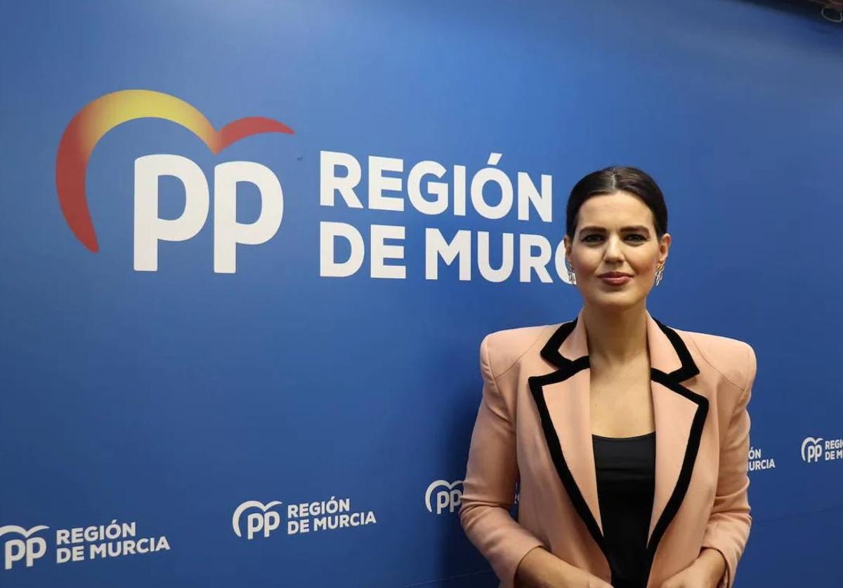 Miriam Guardiola, portavoz del PP, en una imagen de archivo.