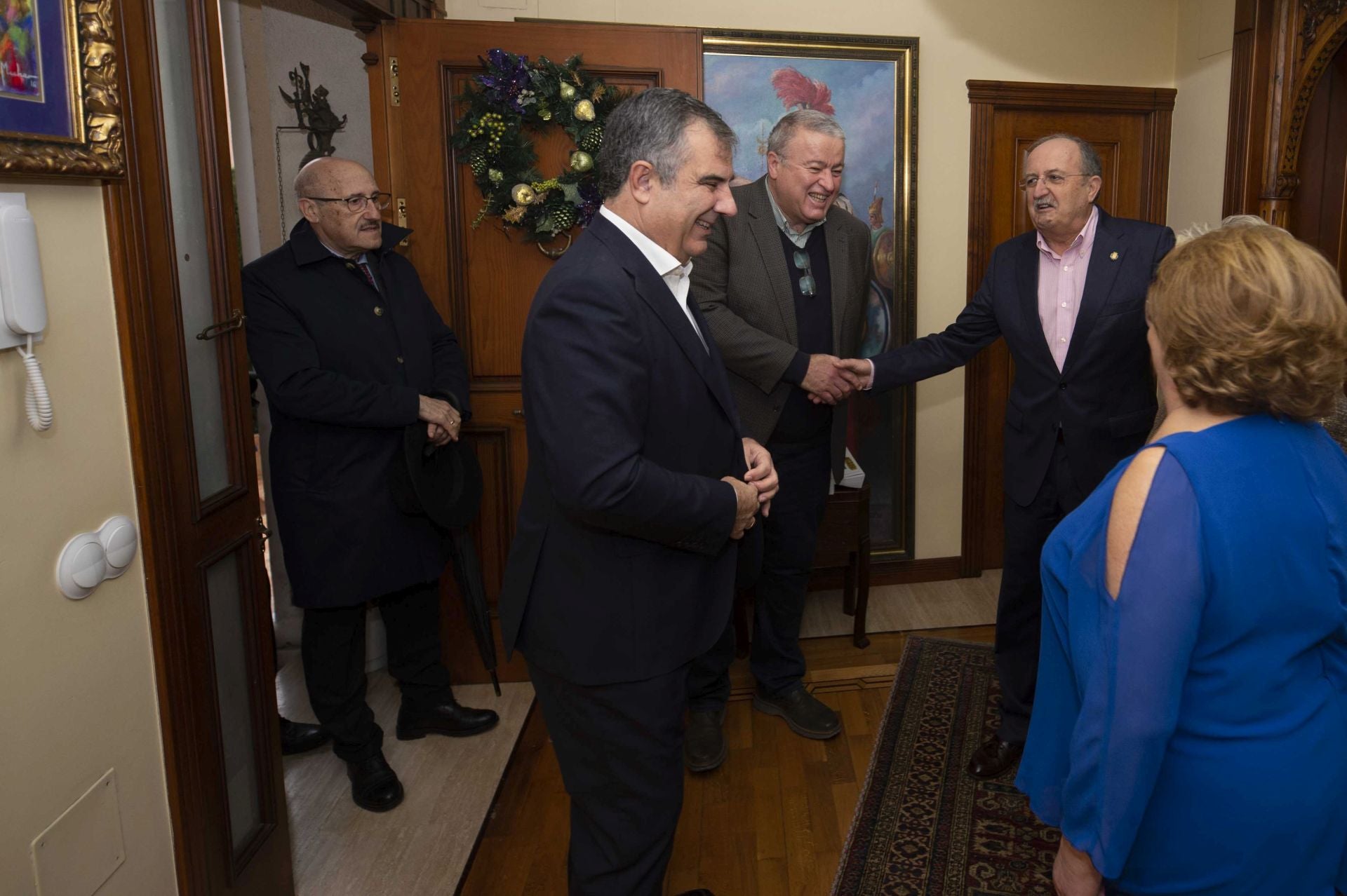 El brindis de Nochevieja de Tomás Martínez Pagán, en imágenes