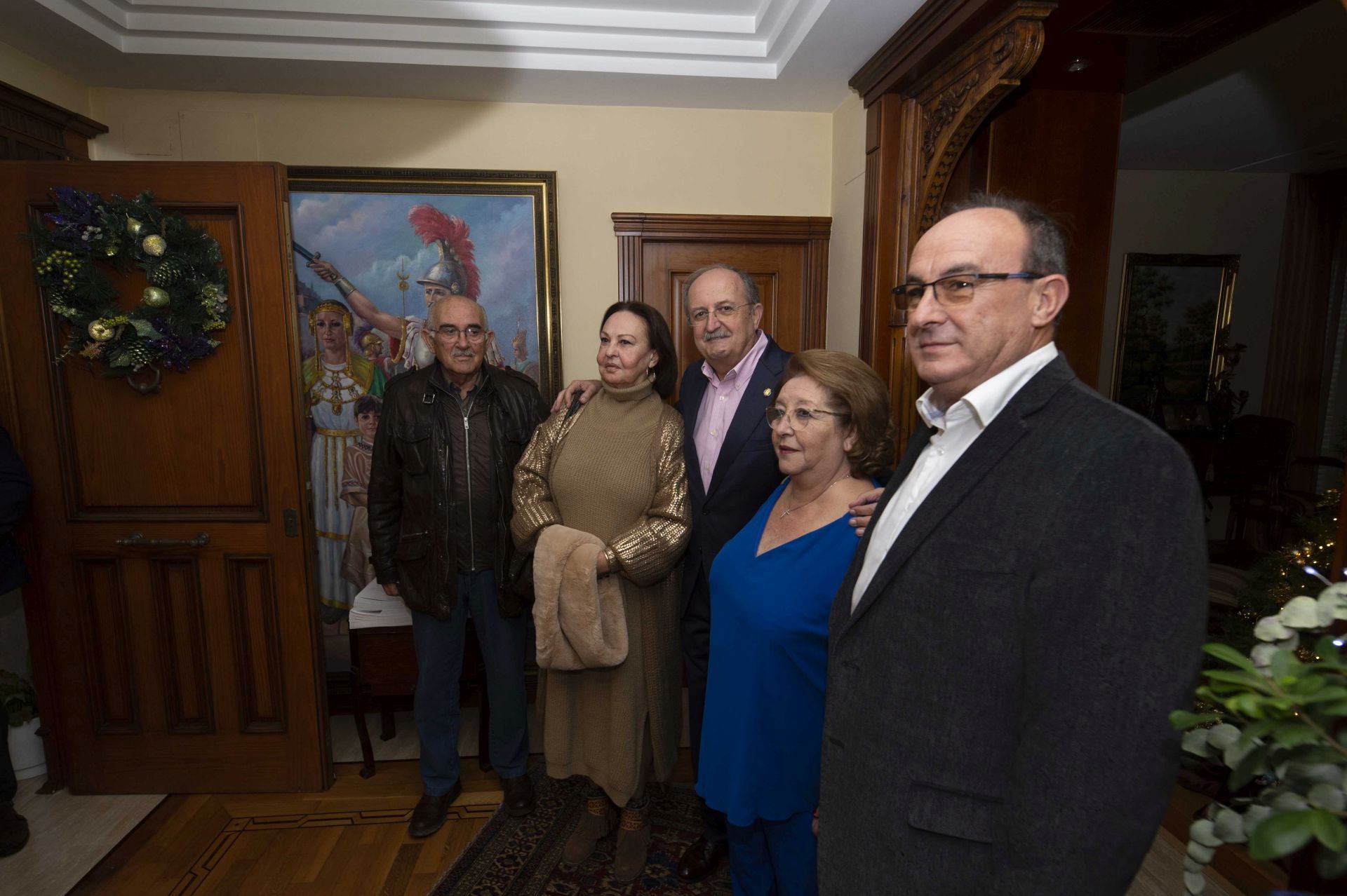 El brindis de Nochevieja de Tomás Martínez Pagán, en imágenes