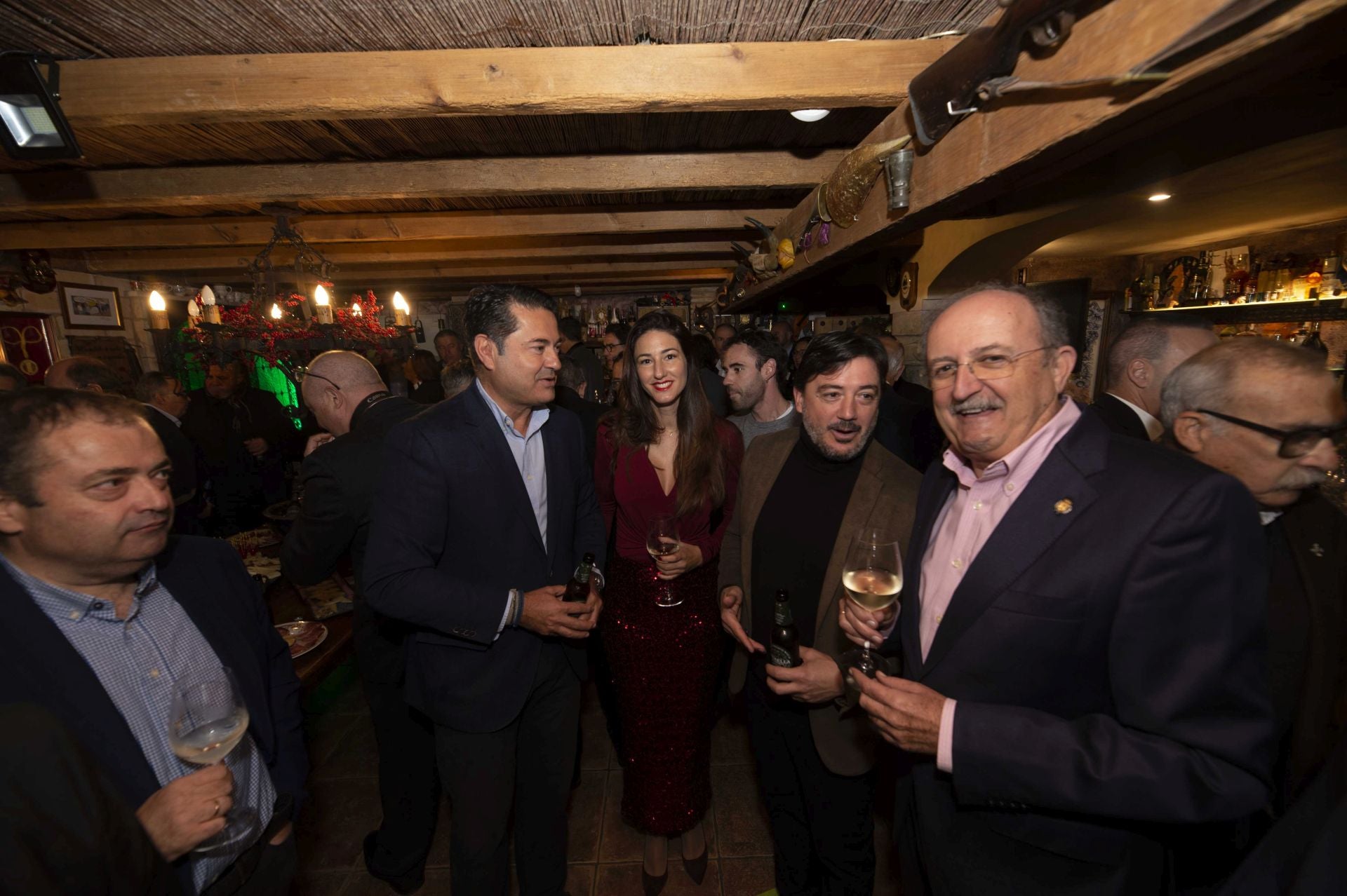 El brindis de Nochevieja de Tomás Martínez Pagán, en imágenes