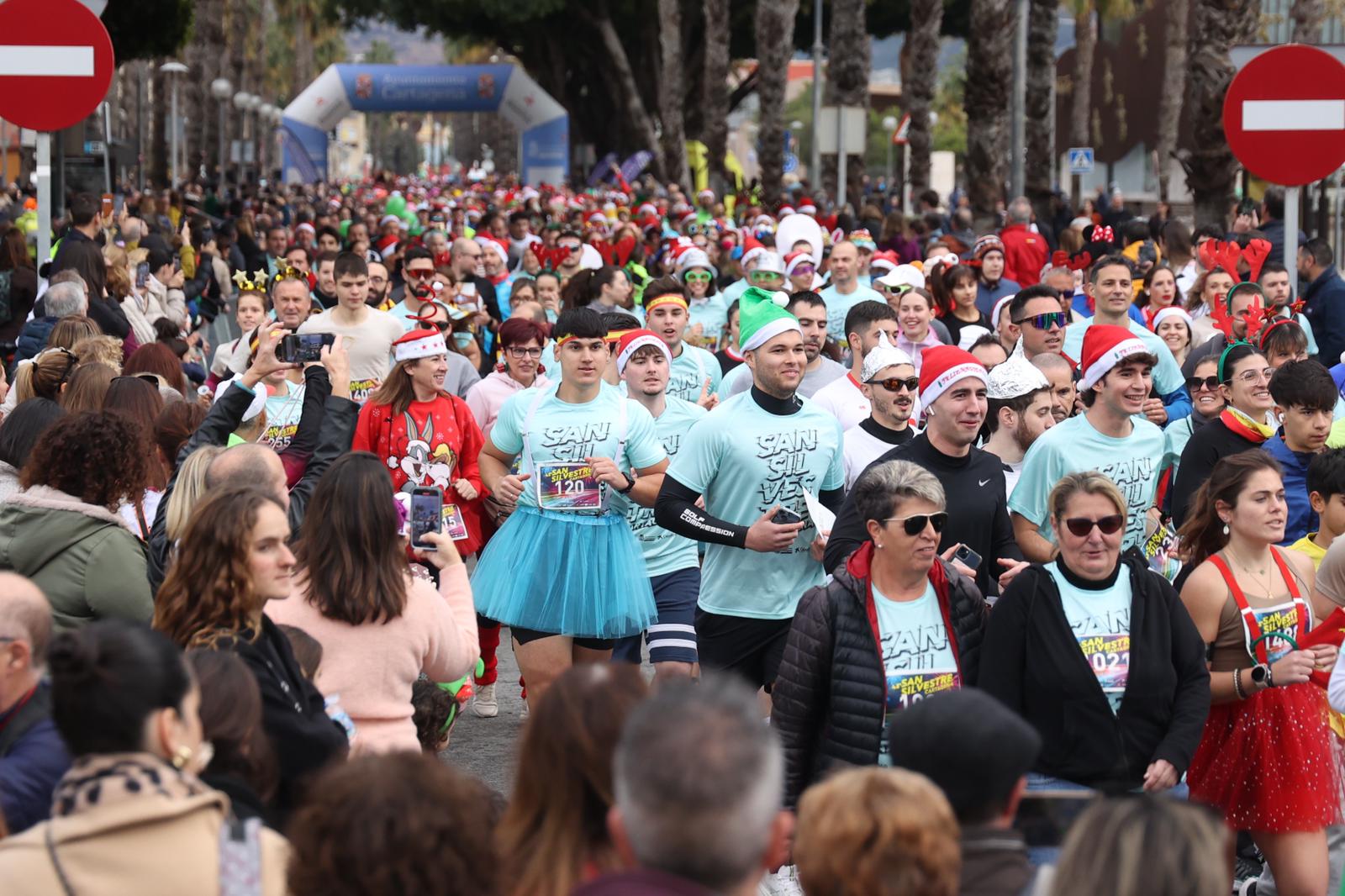 Clasificaciones sub-14 y sub-12 de la San Silvestre de Cartagena 2024