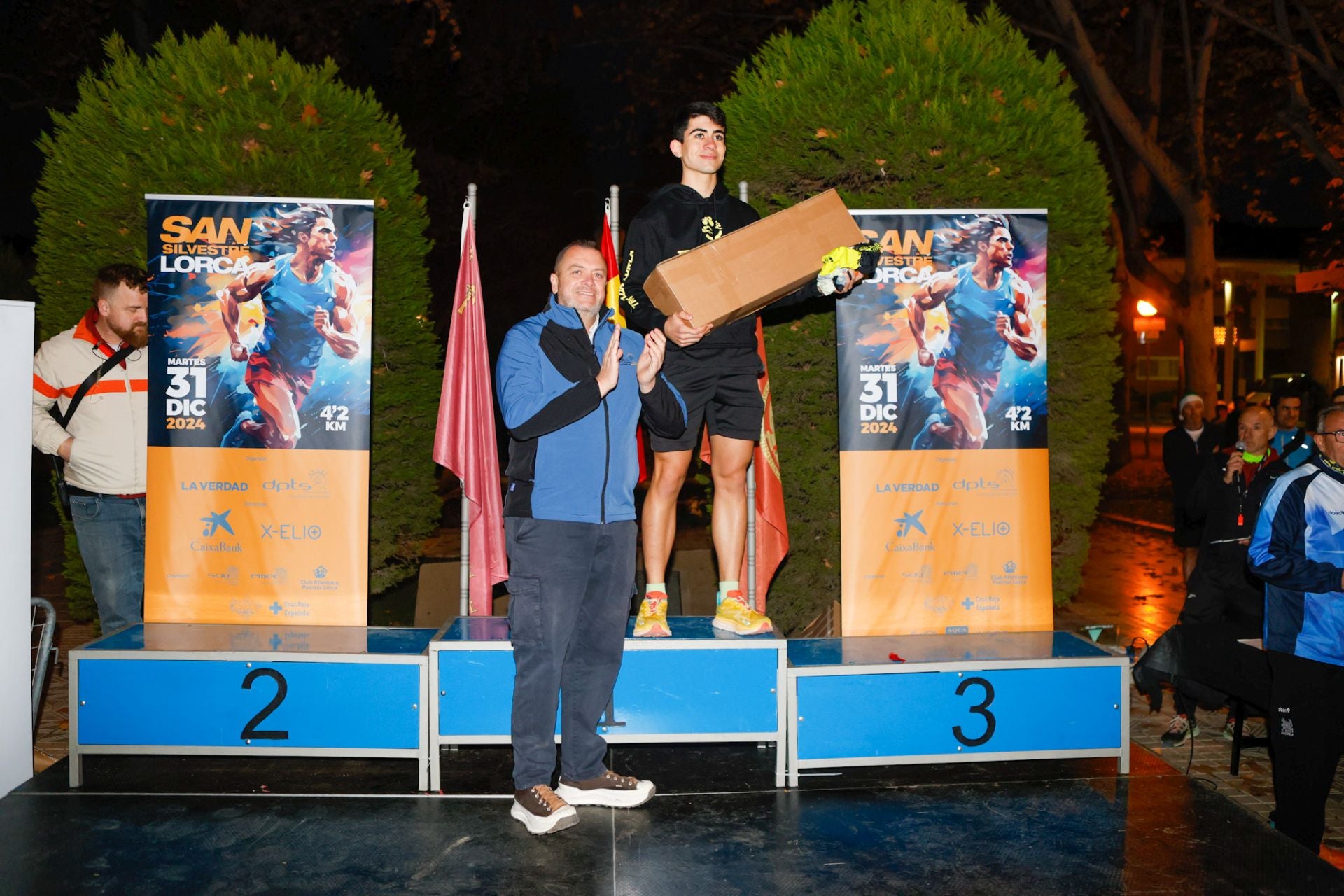 El podio de la San Silvestre de Lorca 2024, en imágenes
