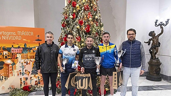 El podio de la San Silvestre de Cartagena 2024, en imágenes