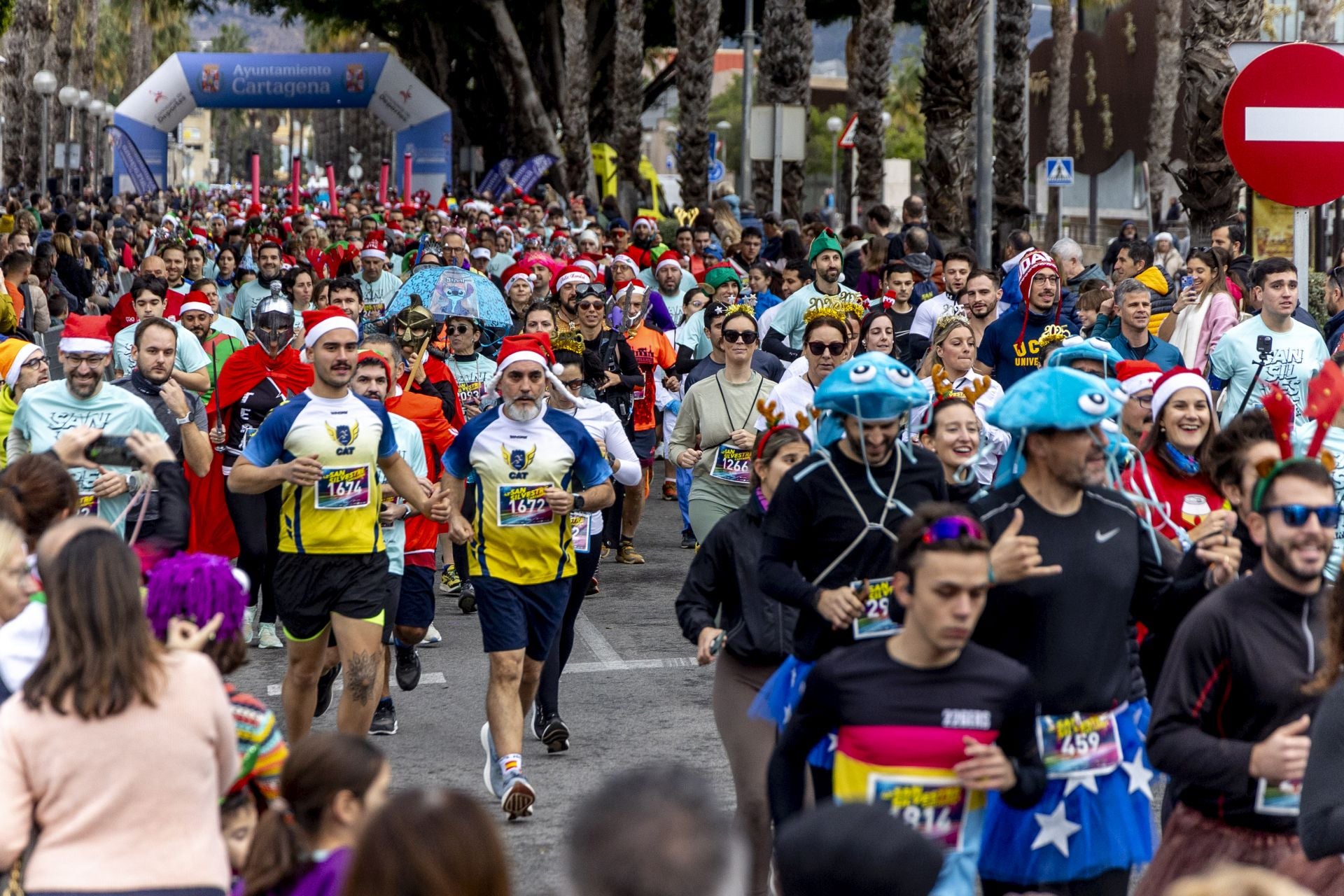 La San Silvestre de Cartagena 2024, en imágenes