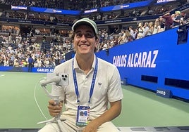 Cristian Pineda en el Us Open.