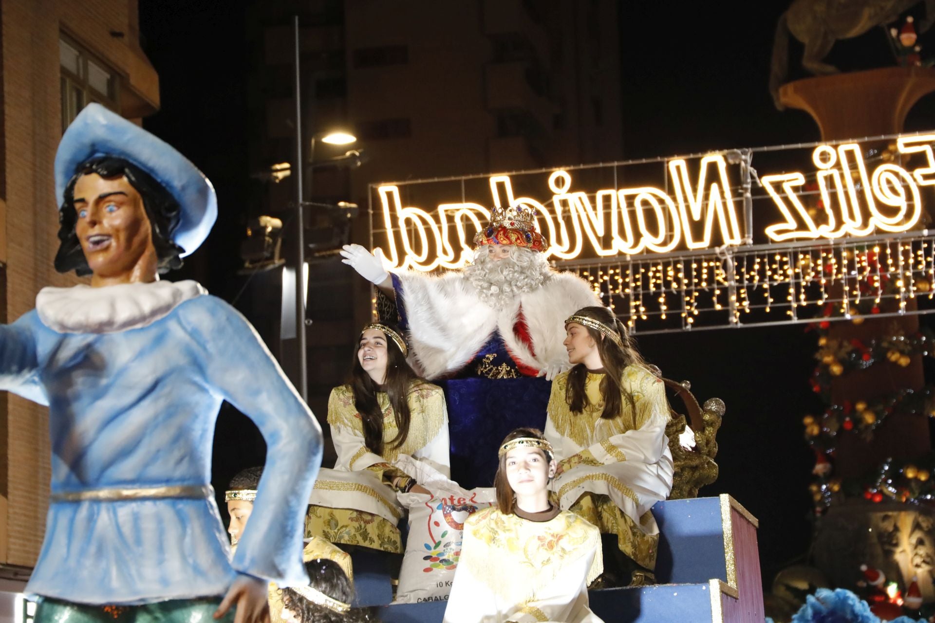 Las imágenes de la cabalgata de los Reyes Magos en Lorca