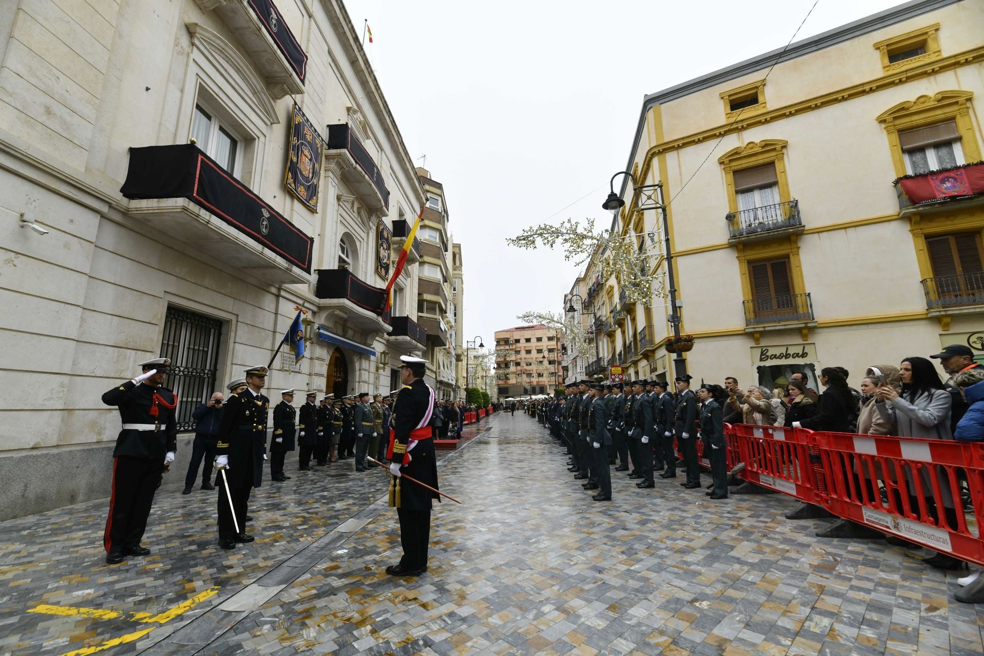 Celebración de la Pascua Militar en Cartagena, en imágenes