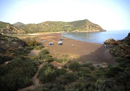 Playa de El Gorguel, en una foto de archivo.