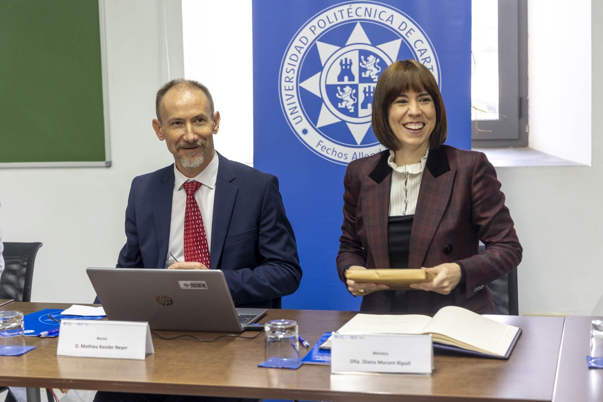 La visita de la ministra de Ciencia, Innovación y Universidades a la UPCT, en imágenes