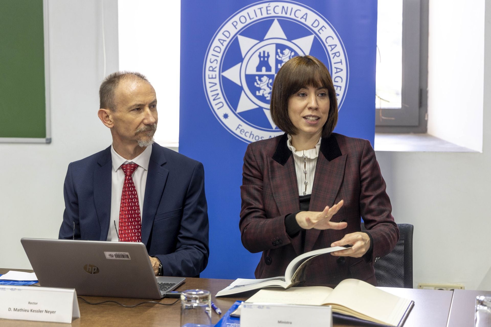 La visita de la ministra de Ciencia, Innovación y Universidades a la UPCT, en imágenes