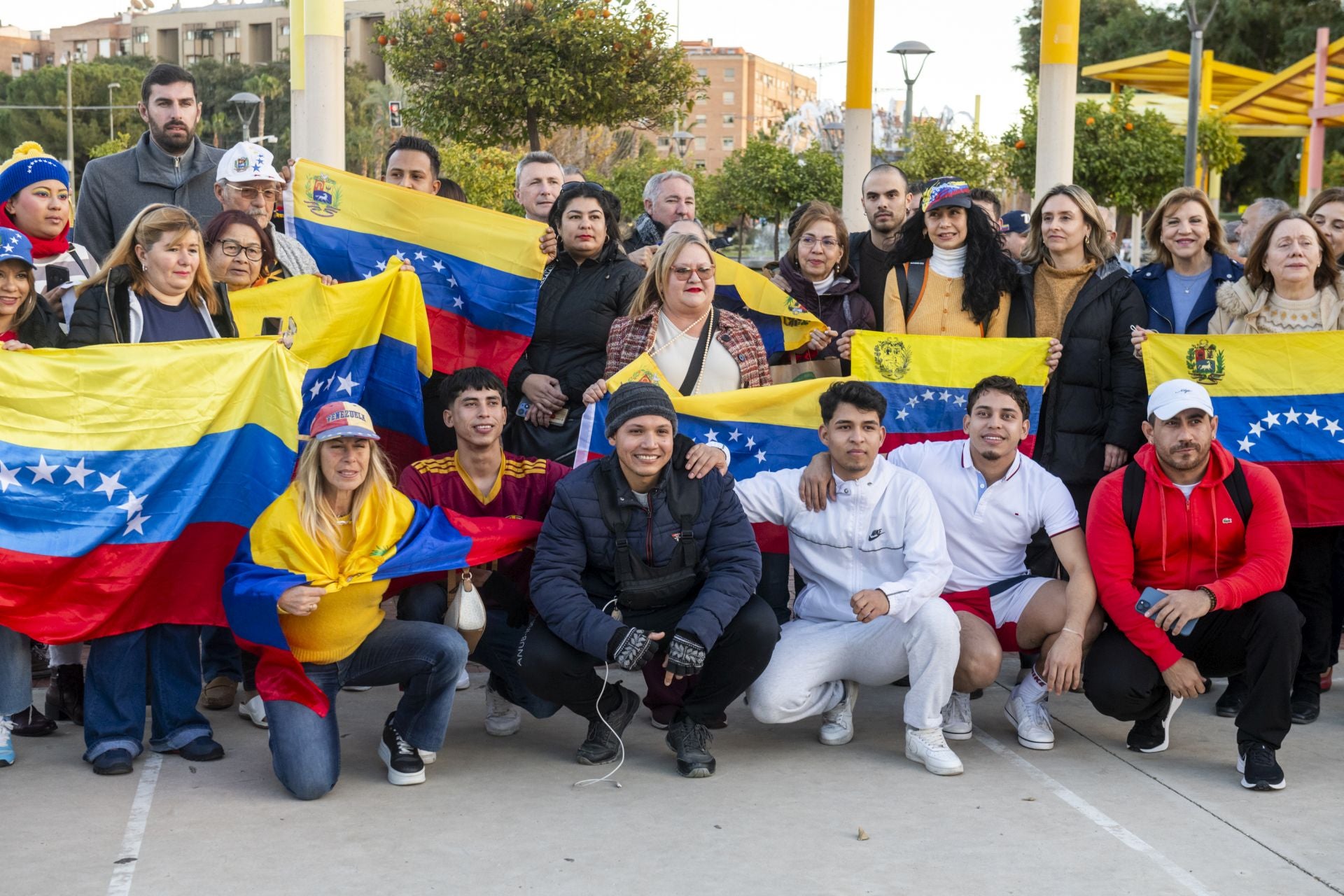 Venezolanos frente a Maduro en Murcia