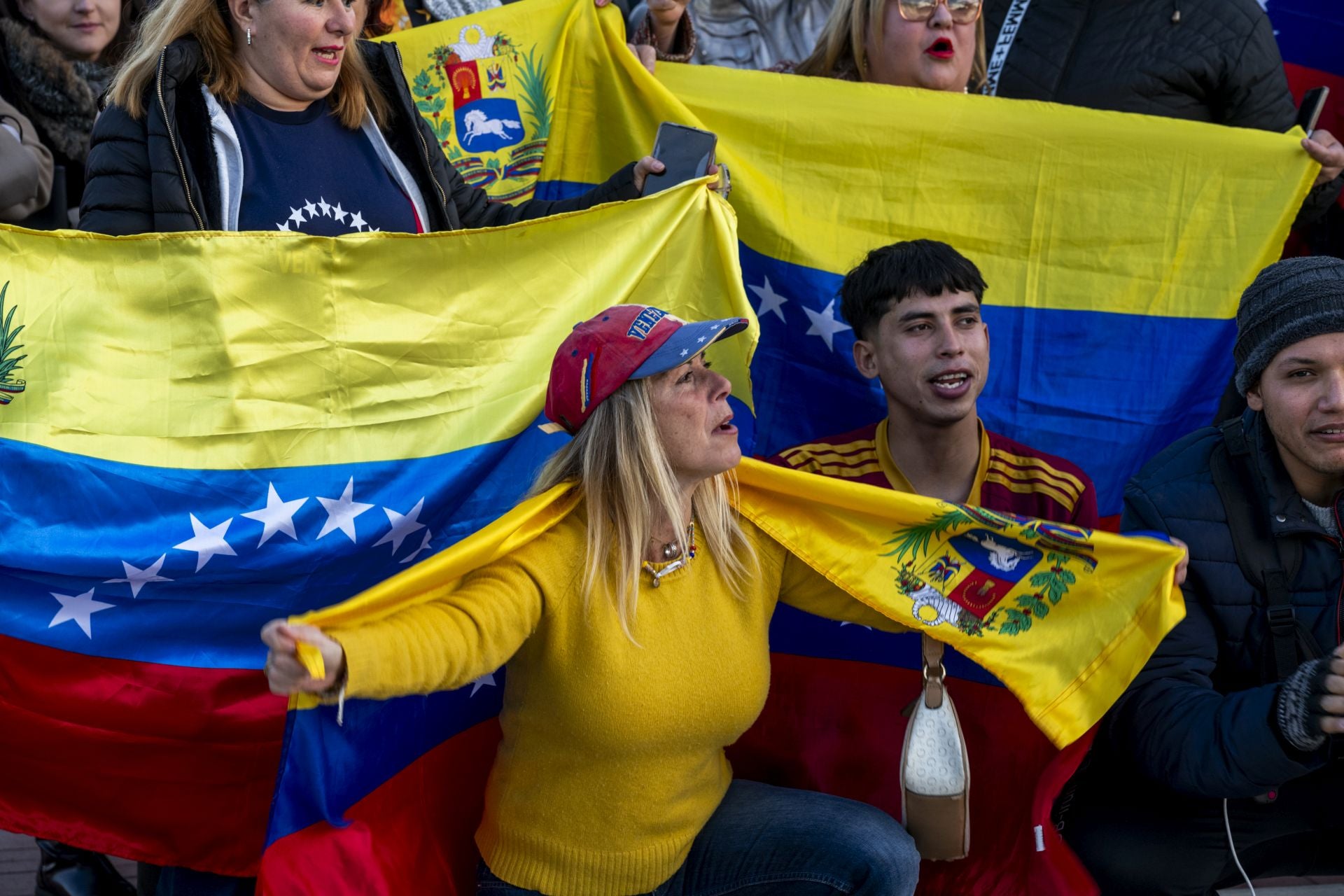Venezolanos frente a Maduro en Murcia