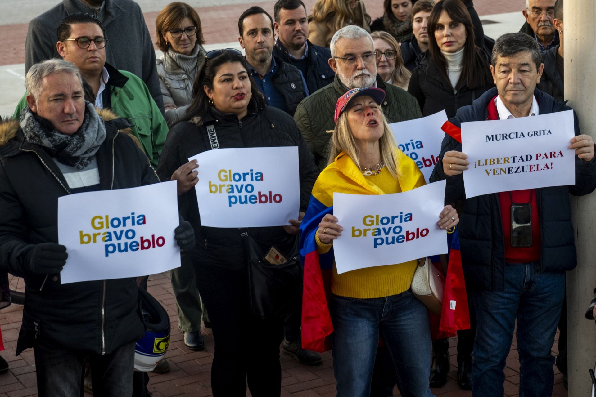 Venezolanos frente a Maduro en Murcia