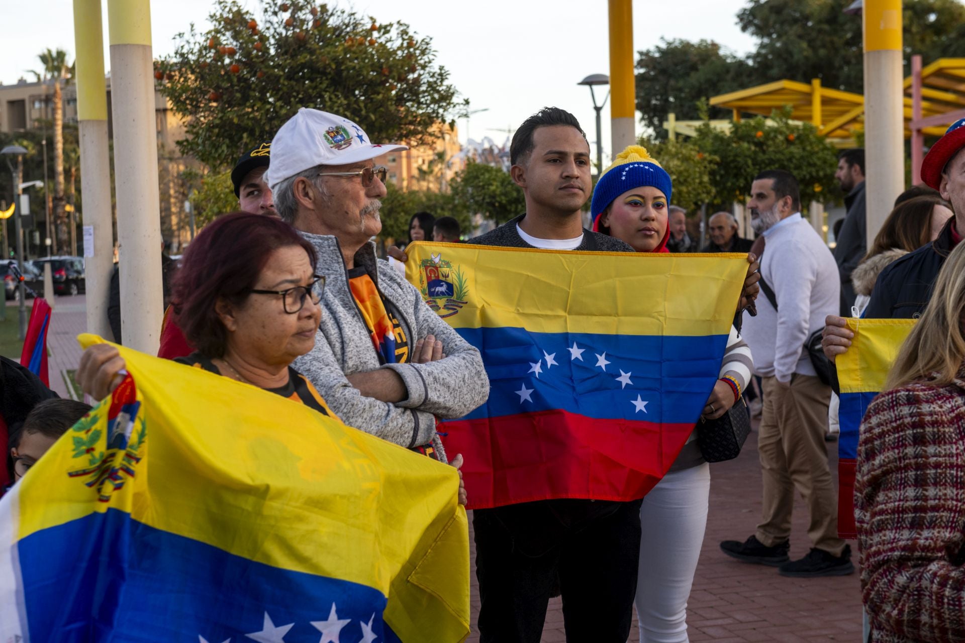 Venezolanos frente a Maduro en Murcia