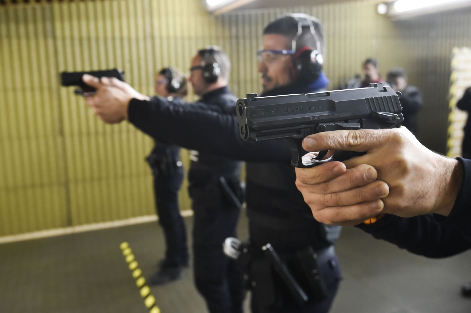 Así son las prácticas de tiro de los policías locales de la Región de Murcia