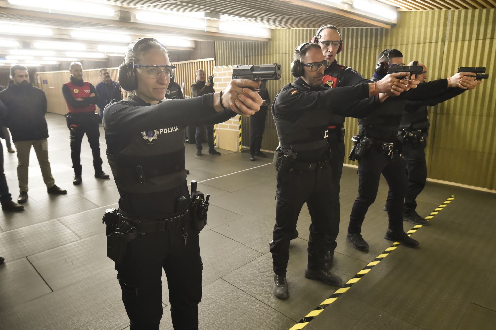 Así son las prácticas de tiro de los policías locales de la Región de Murcia