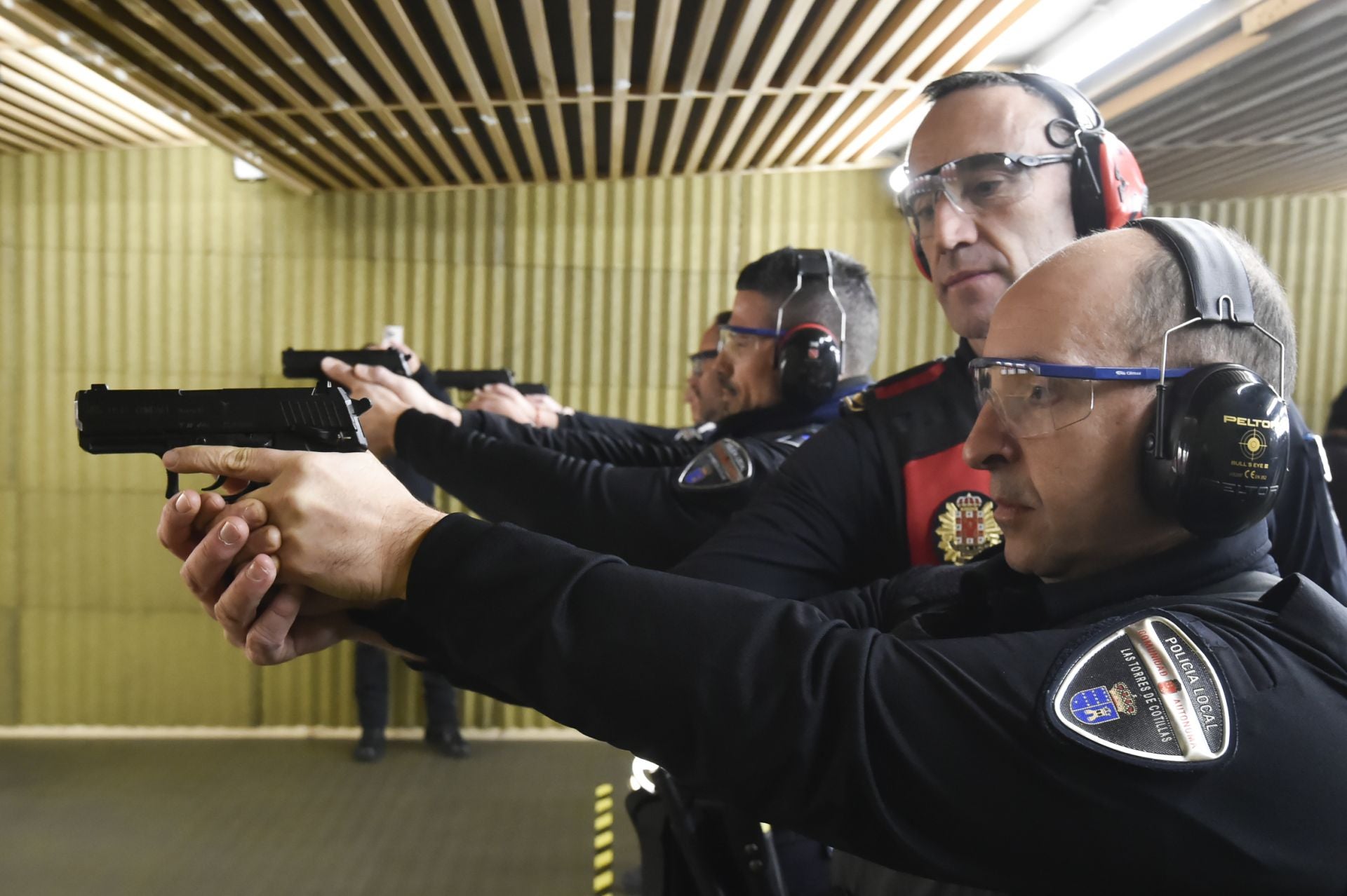 Así son las prácticas de tiro de los policías locales de la Región de Murcia