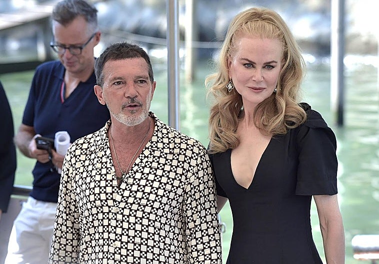 Antonio Banderas y Nicole Kidman, en la Berlinale, donde presentaron 'Babygirl'.