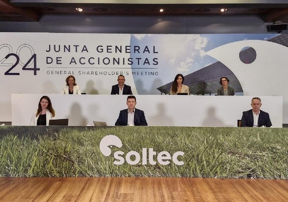 Imagen de la asamblea general de la compañía de renovables Soltec celebrada el pasado junio.