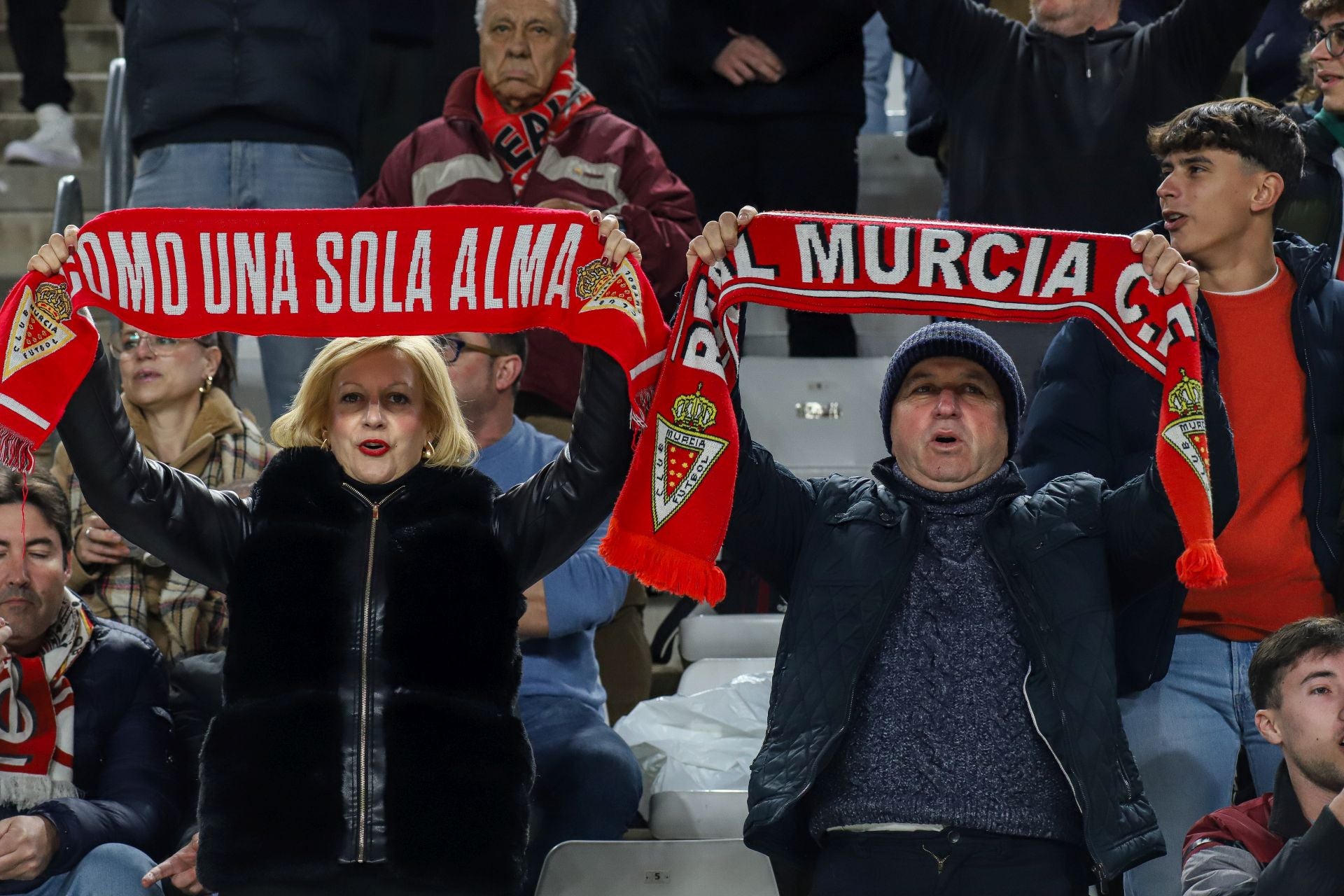 La victoria del Real Murcia frente al Hércules, en imágenes