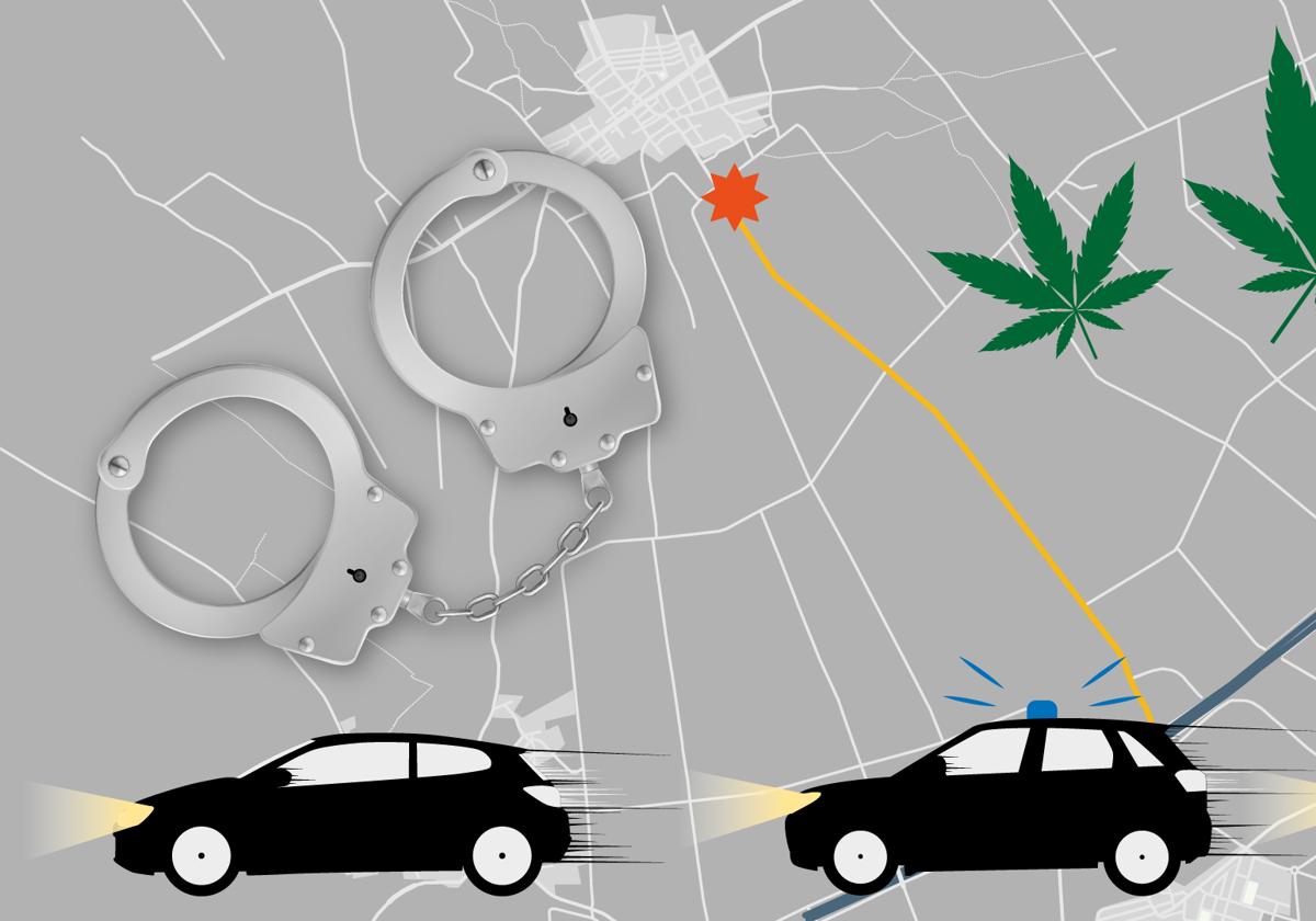 Una persecución de 50 kilómetros y 27 kilos de marihuana: la huida desesperada de Los Adelinos