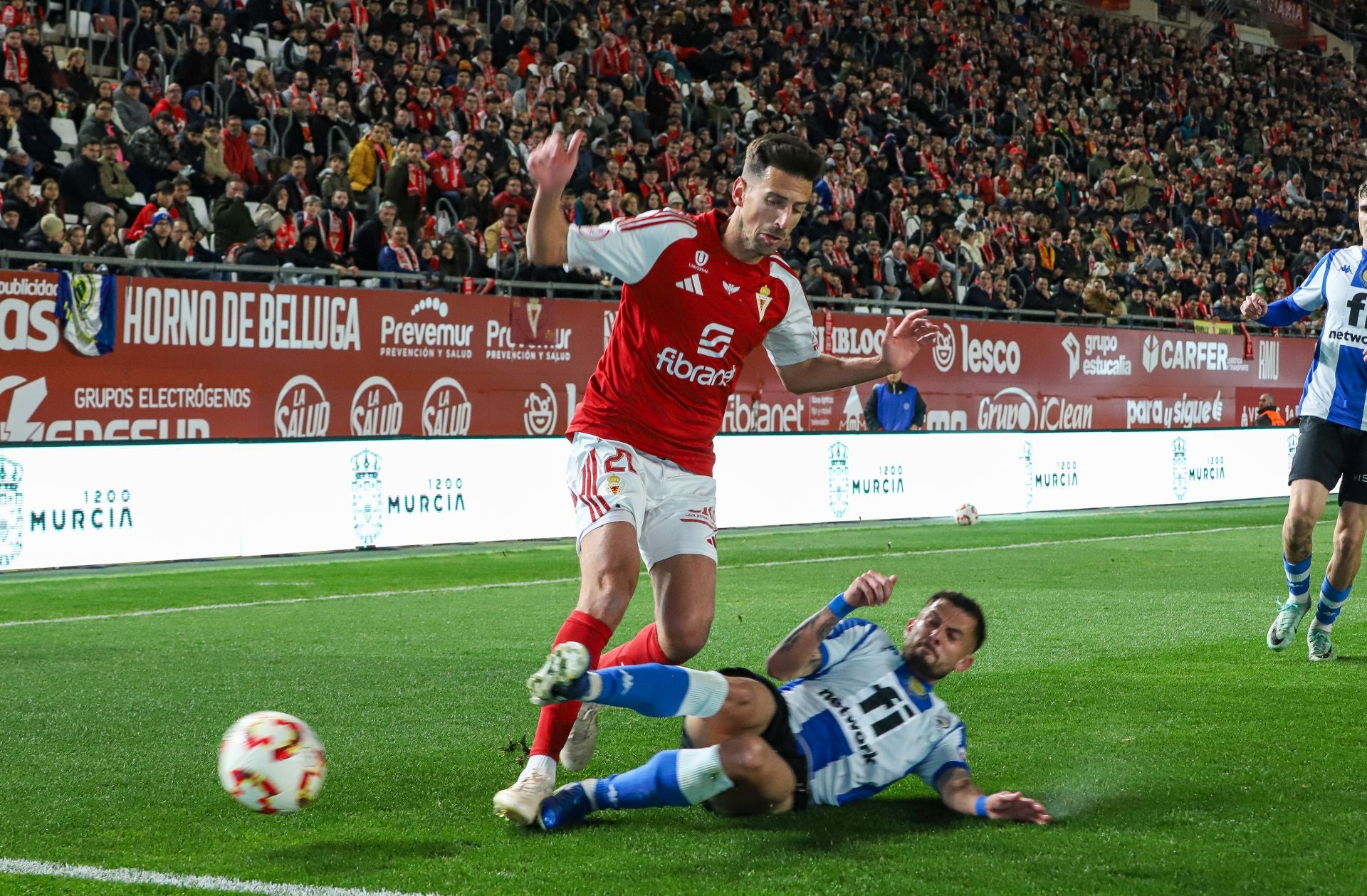 La victoria del Real Murcia frente al Hércules, en imágenes