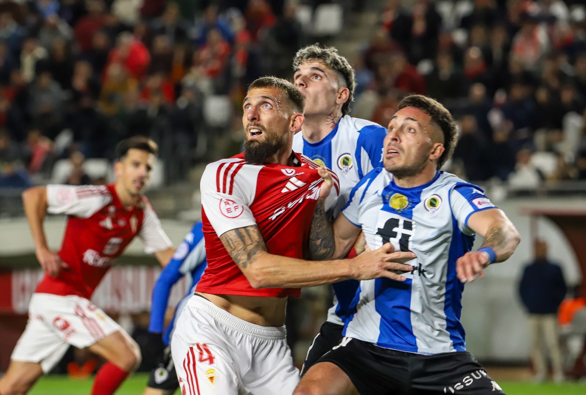 La victoria del Real Murcia frente al Hércules, en imágenes