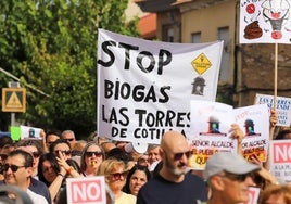 Imagen de archivo de una manifestacion contra la planta de biogas de las Torres de cotillas