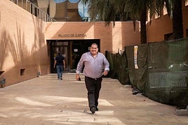 Ángel Noguera, el pasado octubre de 2023, cuando acudió por primera vez a declarar al juzgado.