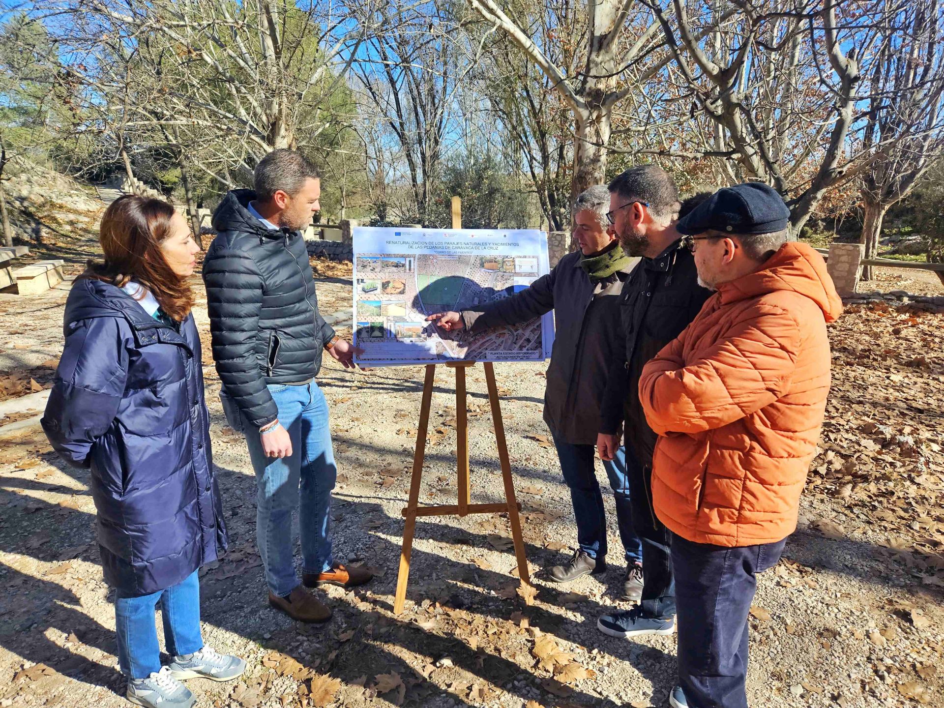 Visita al paraje de Las Tosquillas.