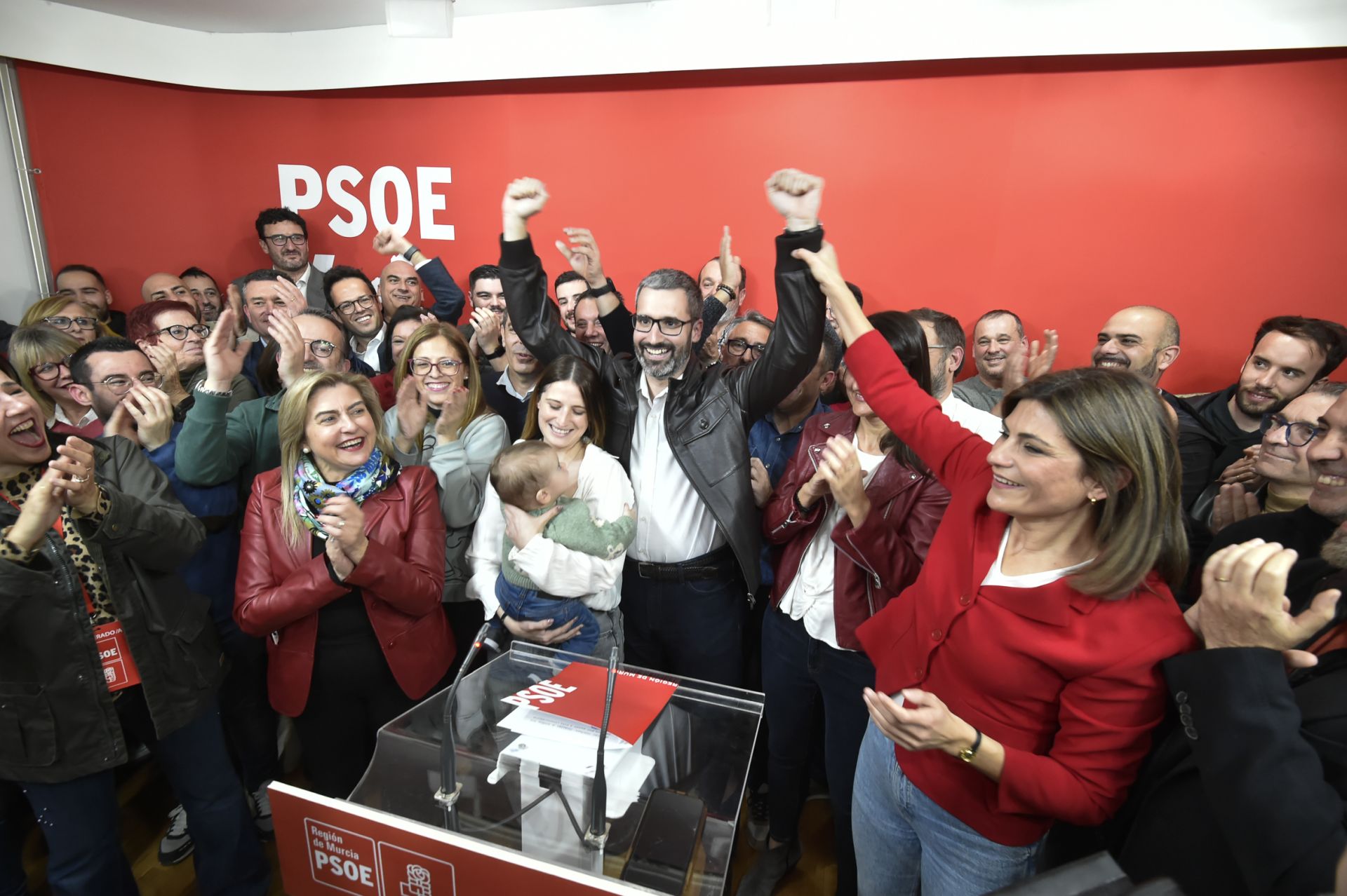 Las imágenes de la celebración de Francisco Lucas como líder del PSRM