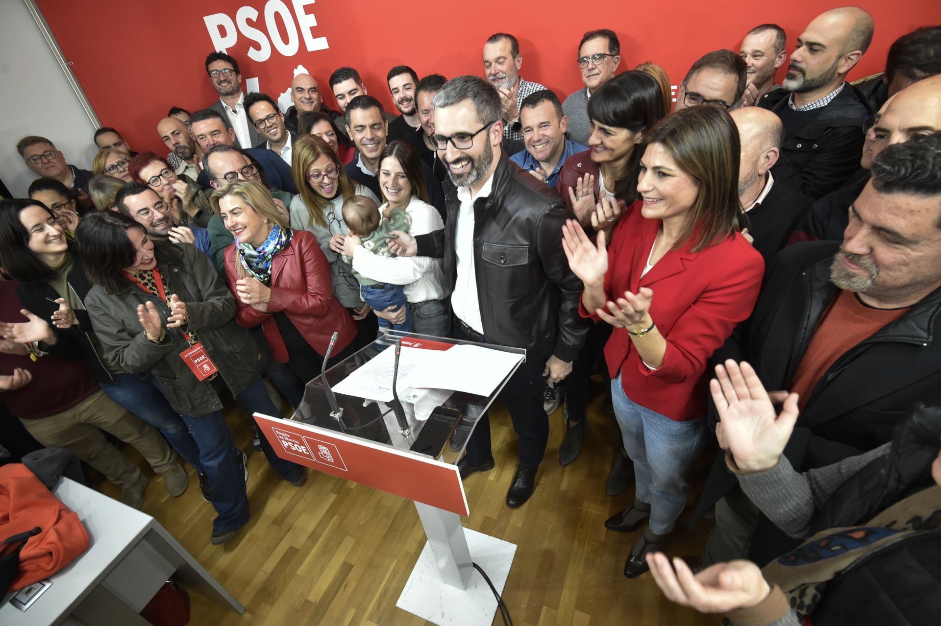 Las imágenes de la celebración de Francisco Lucas como líder del PSRM