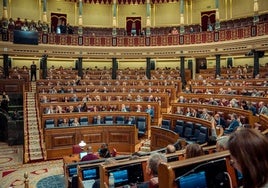 Pleno en el Congreso de los Diputados, este miércoles.