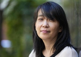 Han Kang (Gwangju, Corea del Sur, 1970), ganadora del Premio Nobel de Literatura 2024, en Copenhague.