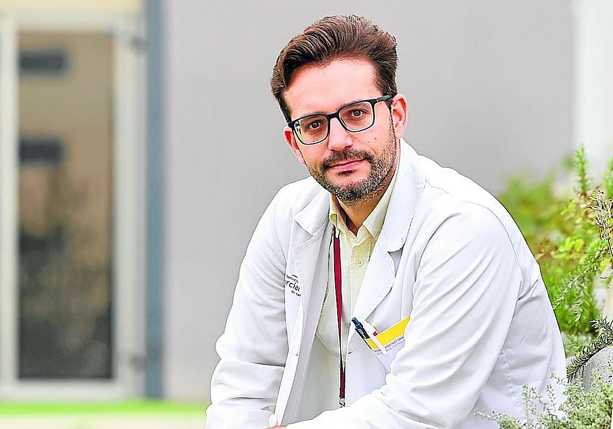 Domingo Antonio Sánchez, esta semana en el Virgen de la Arrixaca.