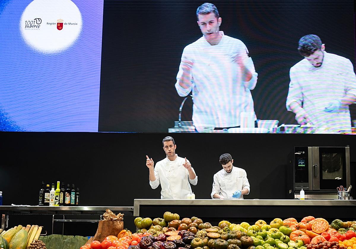 Alejandro Ibáñez, durante su presentación en Madrid Fusión.