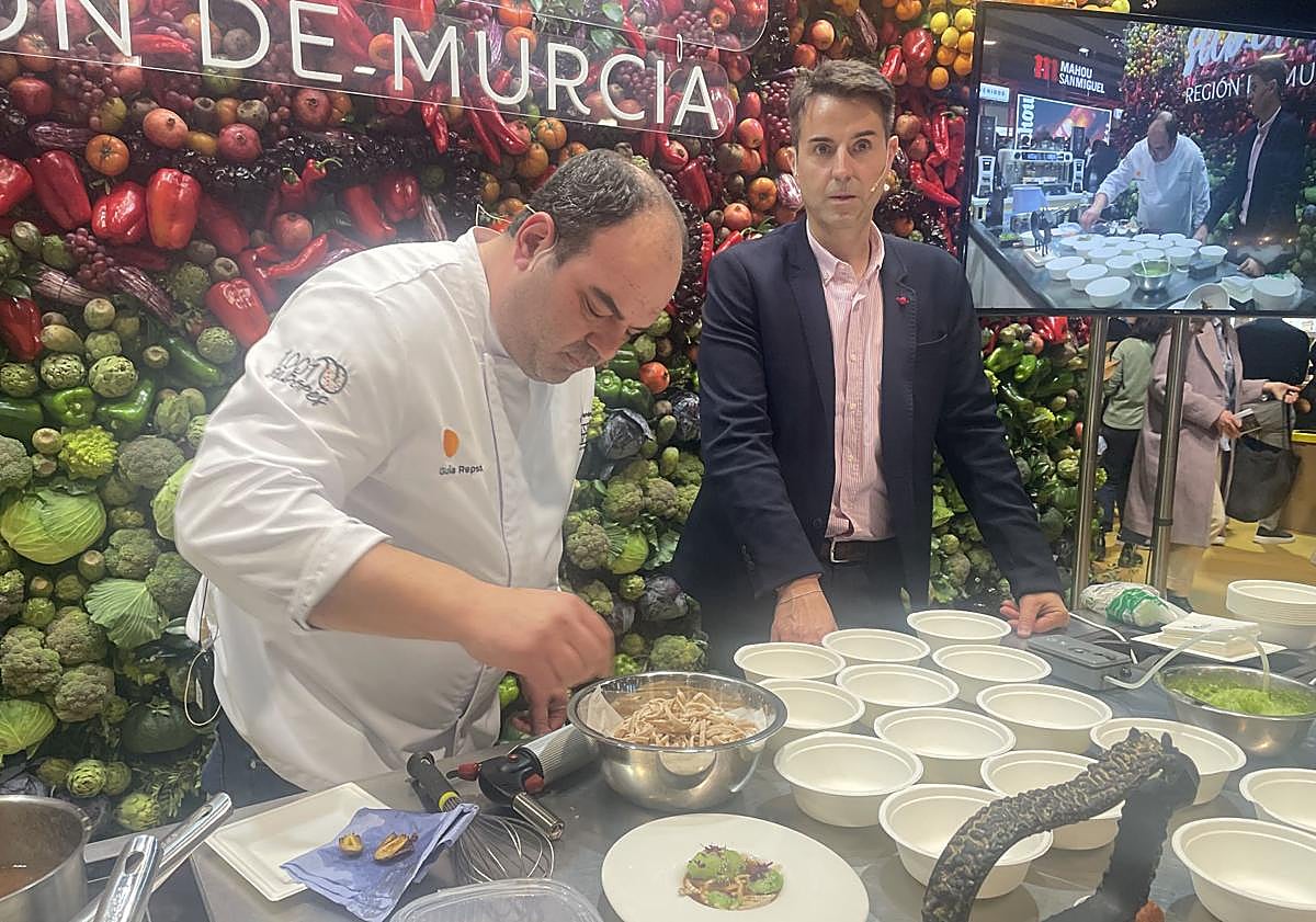 Imagen principal - 1. Salvador Fernández, de Casa Borrego. 2. El cocinero Freddy Salmerón. 3. Fran Martínez, de Jota Ele.