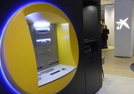 Una oficina de CaixaBank de Murcia, en una imagen de archivo.