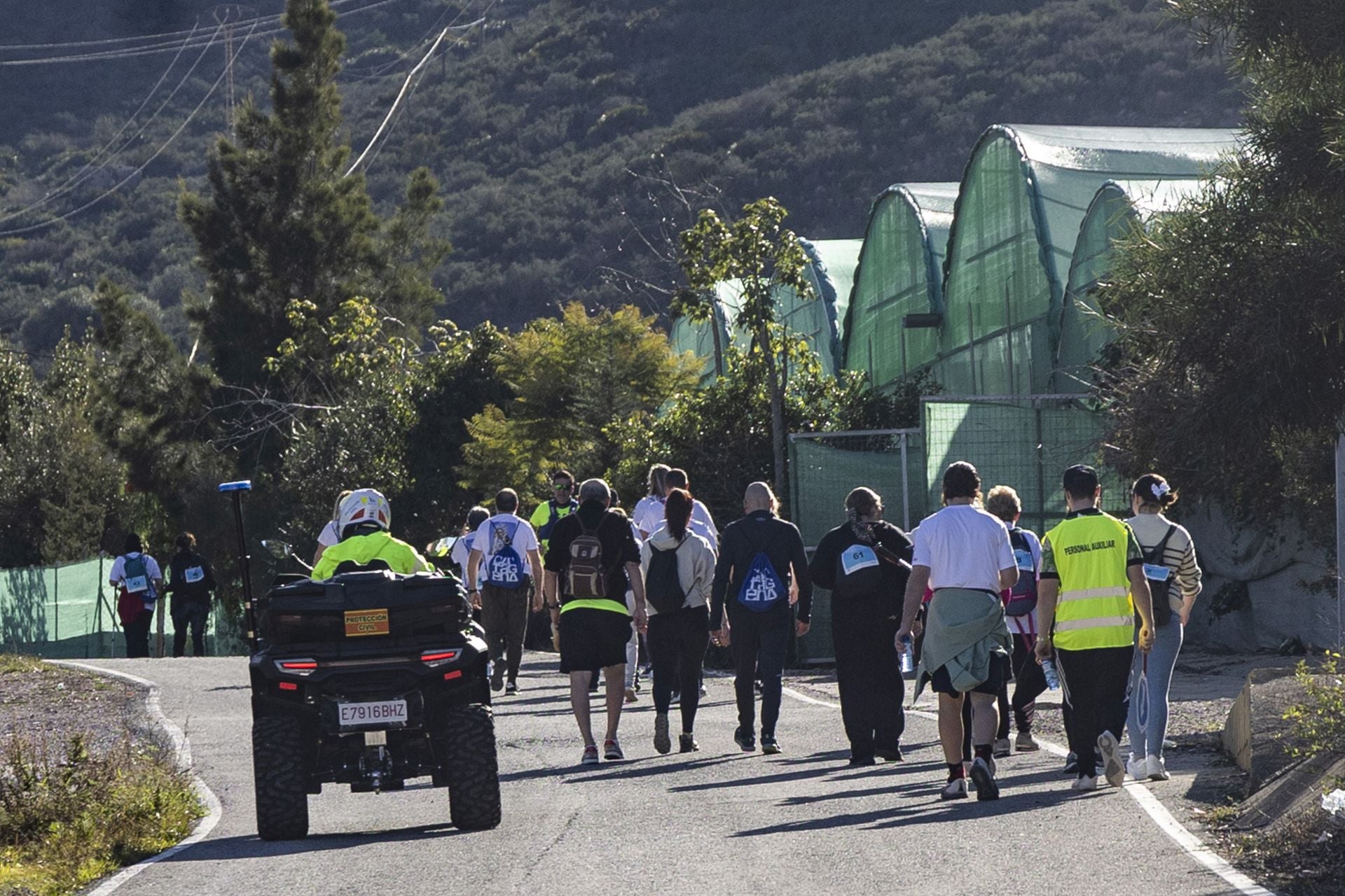 Las imágenes de la II Marcha solidaria subida al Calvario