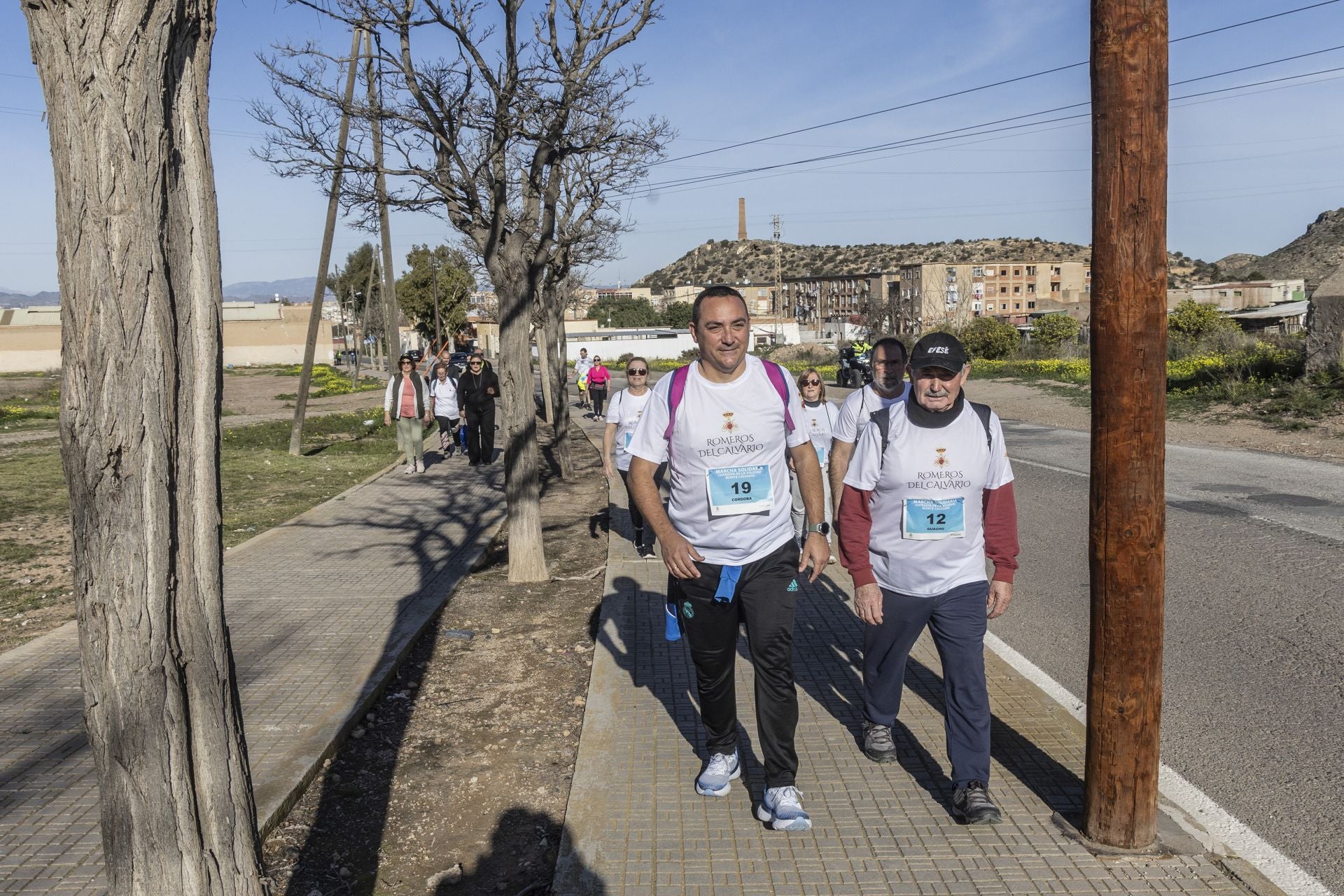 Las imágenes de la II Marcha solidaria subida al Calvario