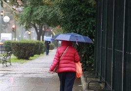 Lluvia en Andalucía por la llegada de la borrasca 'Herminia'.