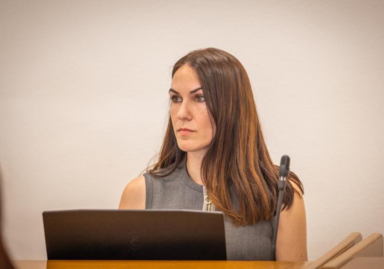 La portavoz socialista, Bárbara Soler.