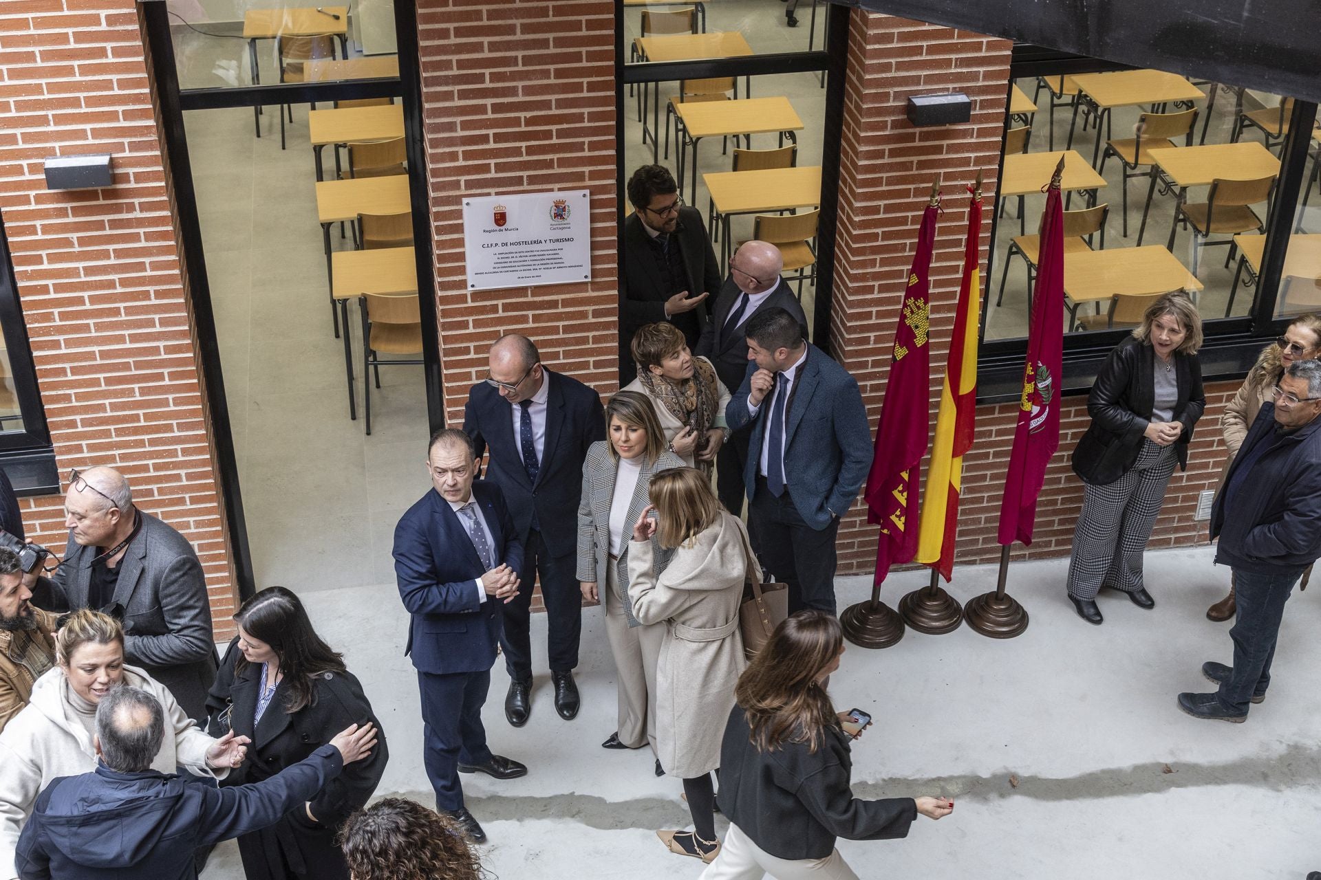 Las imágenes de la inauguración de la ampliación del CIFP de Hostelería y Turismo de Cartagena