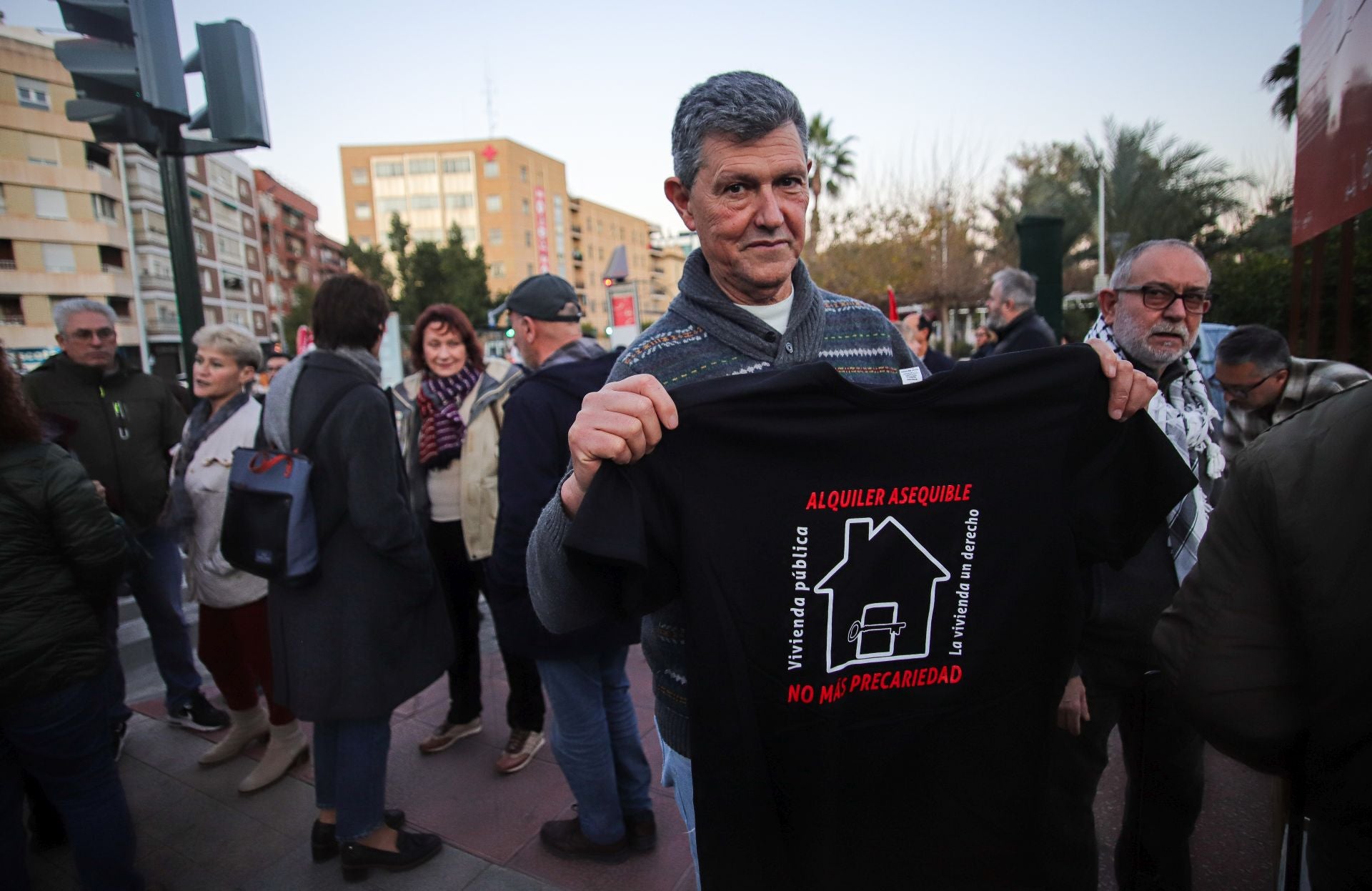 En imágenes, la marcha por la ILP por una vivienda digna